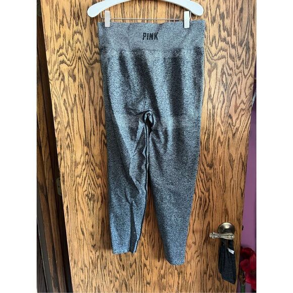 PINK Active Woman’s Grey Leggings Size XL Victorias Secret Pink - Picture 4 of 11